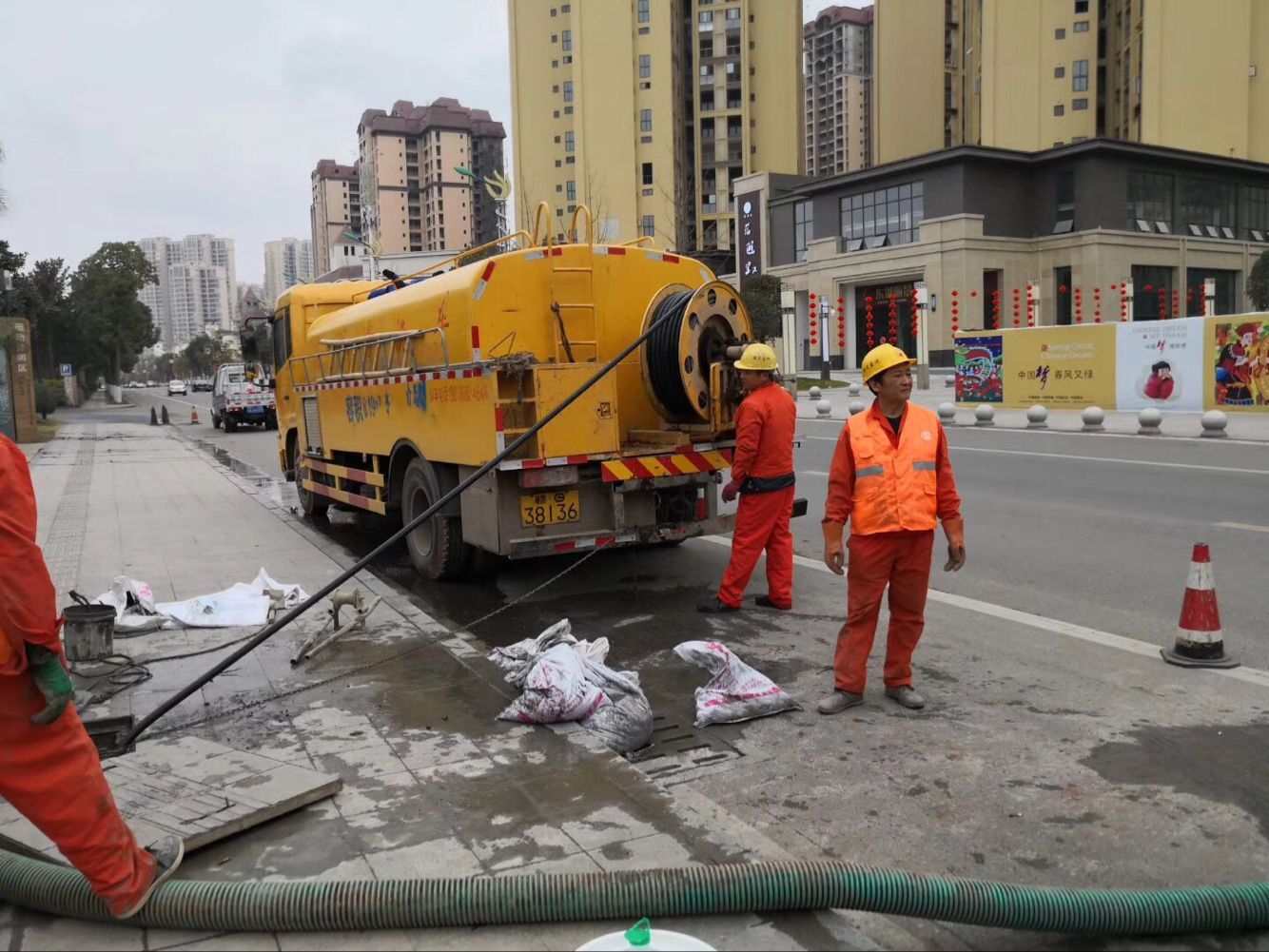 浑江排污管道清淤-管道清洗